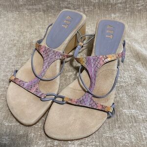 Art Effects Brazilian Leather Wedge Sandals